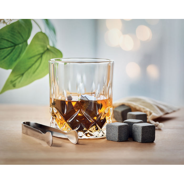 Set whisky avec boîte bambou Set whisky avec boîte bambou