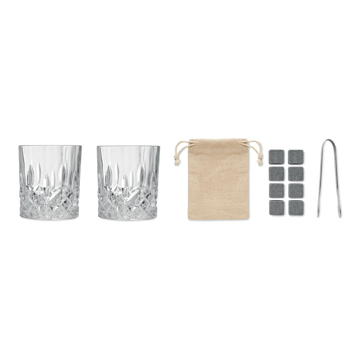 Set whisky avec boîte bambou Set whisky avec boîte bambou
