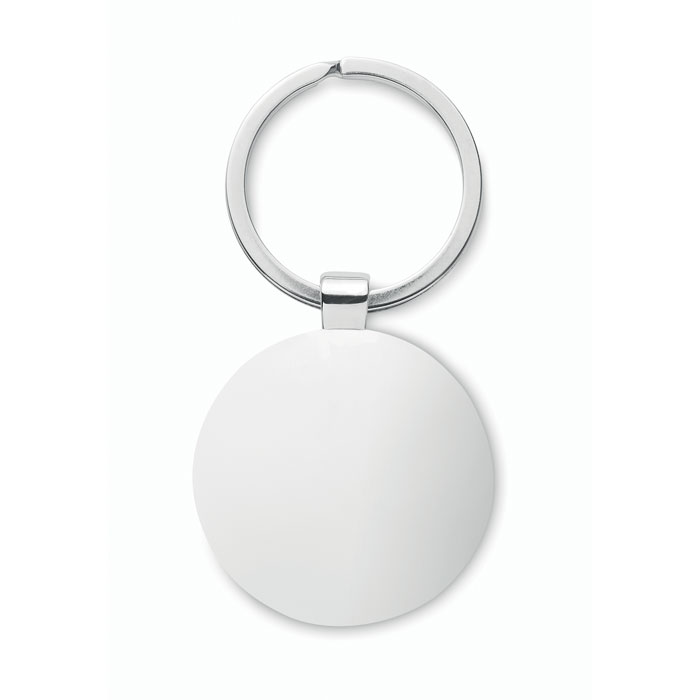 Porte-clés rond métal bambou Porte-clés rond métal bambou