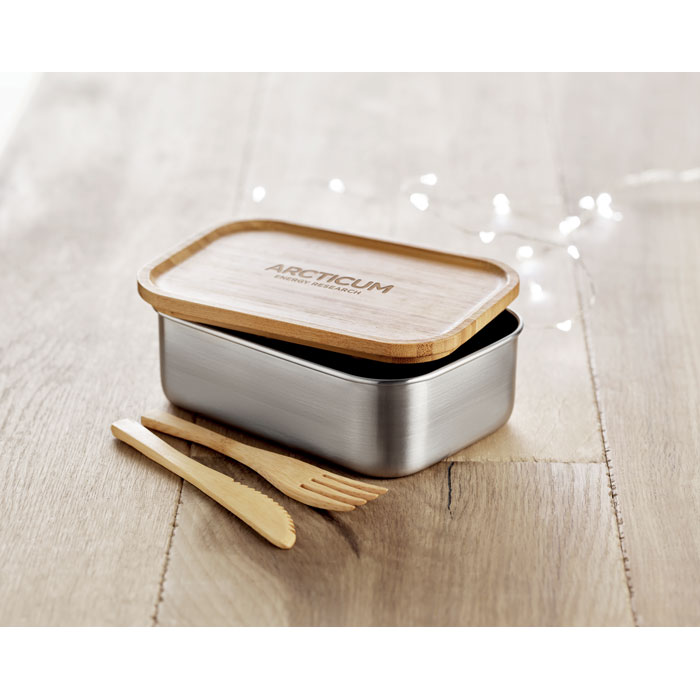 Lunch box en acier inox. 600ml Lunch box en acier inox. 600ml