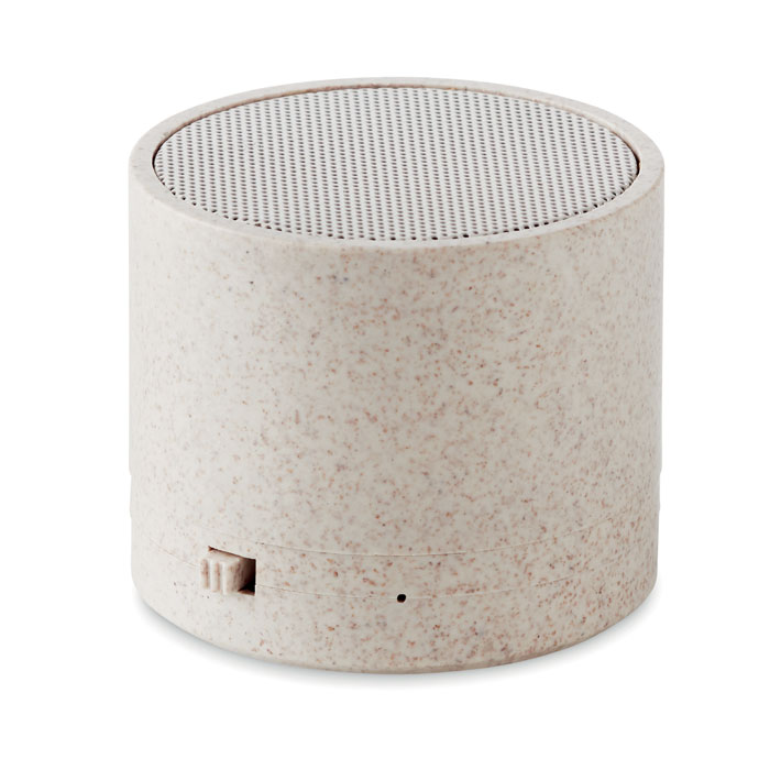 Haut-parleur s/ fil paille blé