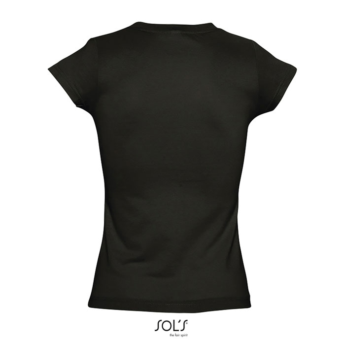 MOON T-SHIRT FEMME COL V MOON T-SHIRT FEMME COL V