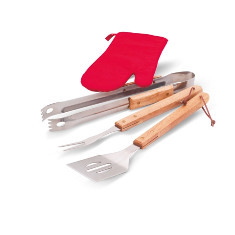 Tablier gants et outils BBQ