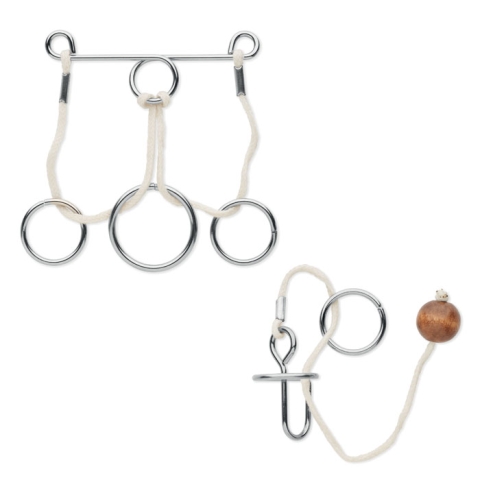 Jeu de 2 casse-tête en métal