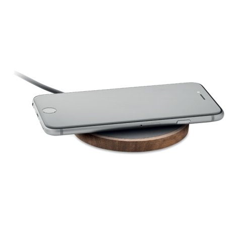 Chargeur sans fil en acacia 15W