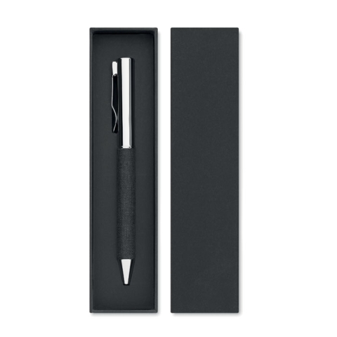 Stylo bille twist métal +boîte