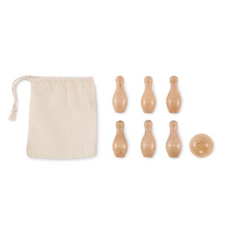 Mini jeu de quilles en pin