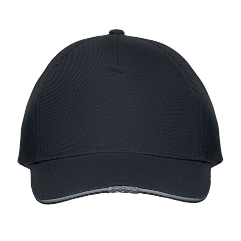 Casquette en coton LED à 5 pans