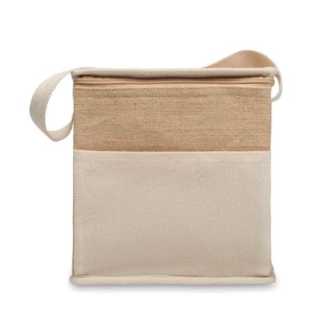 Sac isotherme toile et jute 3L