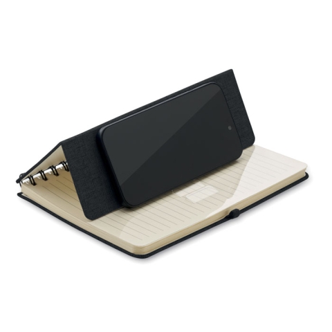 Cahier A5 support de téléphone