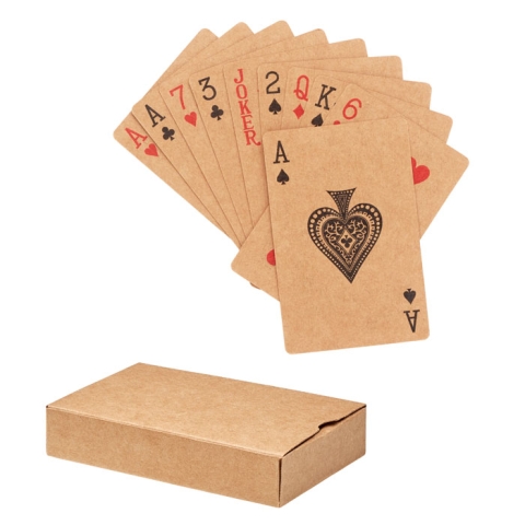 Cartes à jouer papier recyclé