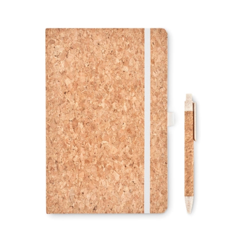 Carnet A5 & stylo en liège