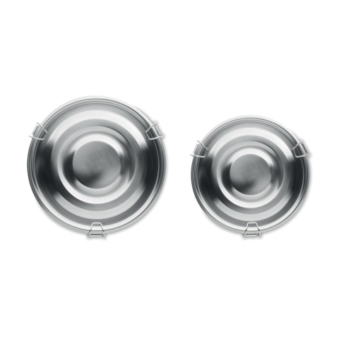 Set de 2 boîtes en inox