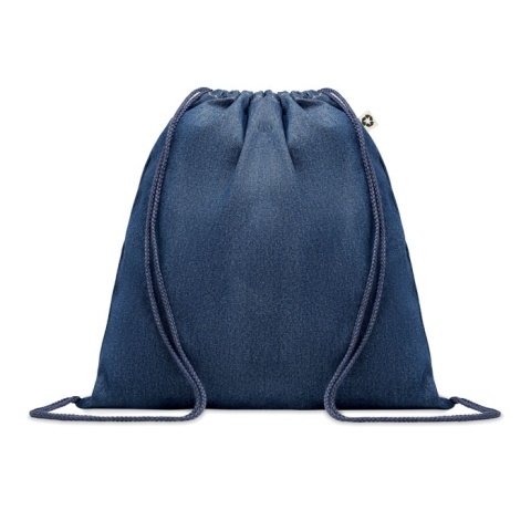 Sac à cordon en denim recyclé