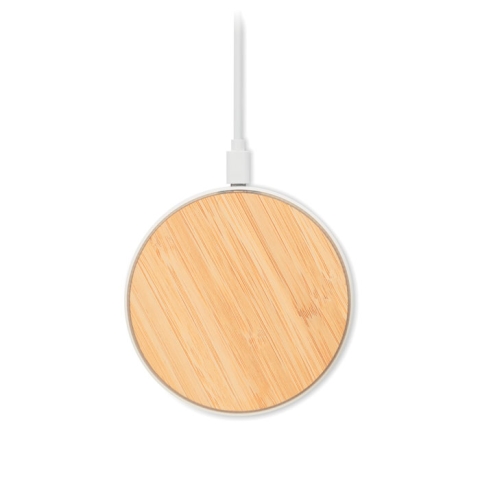 Chargeur sans fil 10W en bambou