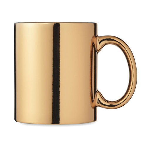Tasse en céramique métalisée