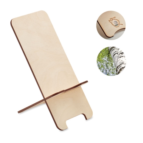 Support de téléphone en pin