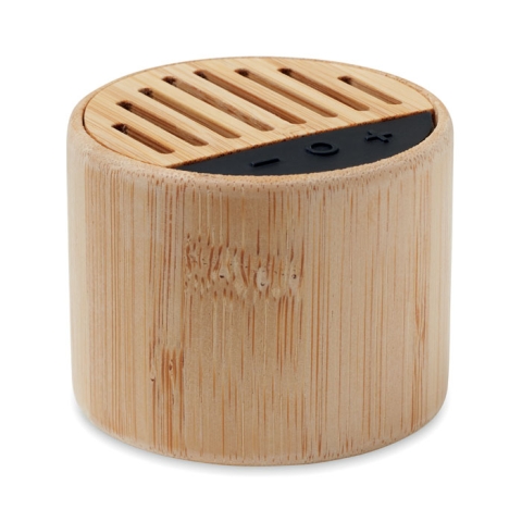 Haut-parleur sans fil bambou