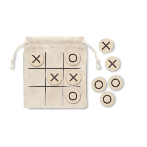 Jeu de morpion en bois