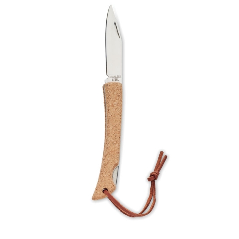 Couteau pliable manche liège