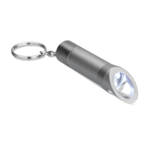 Lampe torche porte-clés en mét