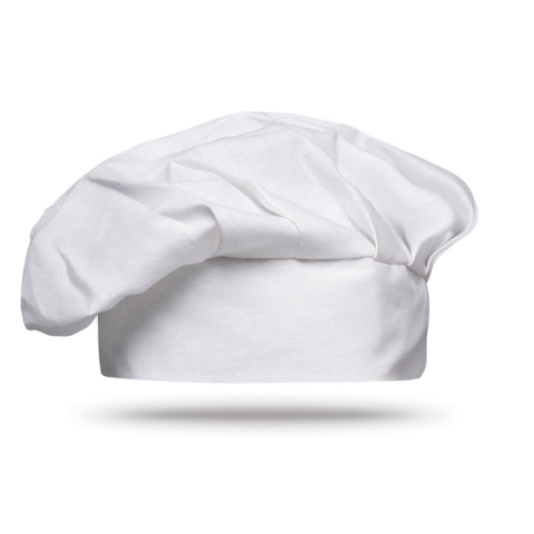 Toque de chef en coton 130g/m2