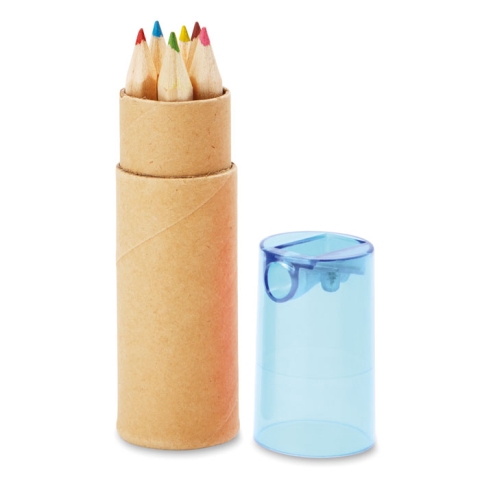 Tube de 6 crayons de couleur