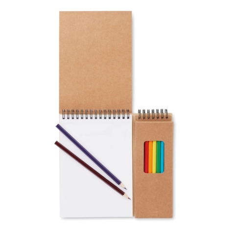Set de coloriage avec bloc