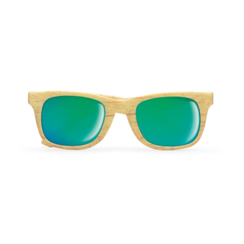 Lunettes monture effet bois