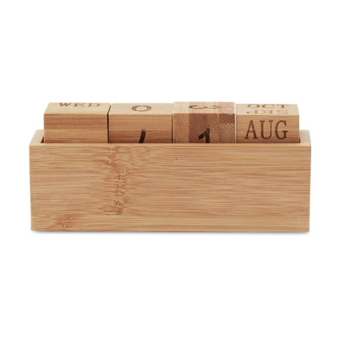Calendrier en bambou