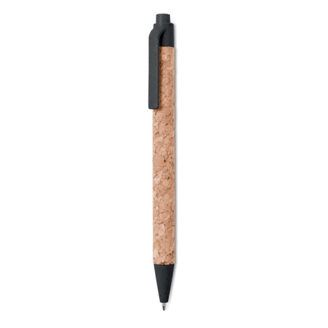 Stylo bille en liège / blé-paille