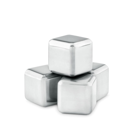 Set  4 glaçons en acier inox