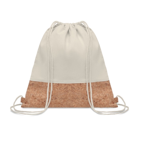 Sac à cordon avec liège.