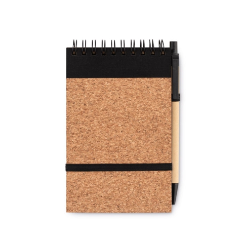 Carnet A6 en liège avec stylo