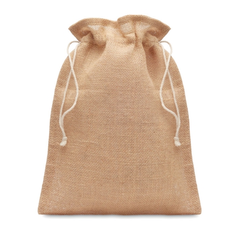 Petit sac cadeau en jute