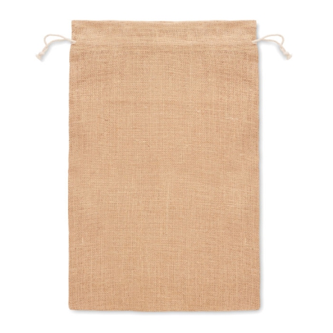 Grand sac cadeau en jute 30x47