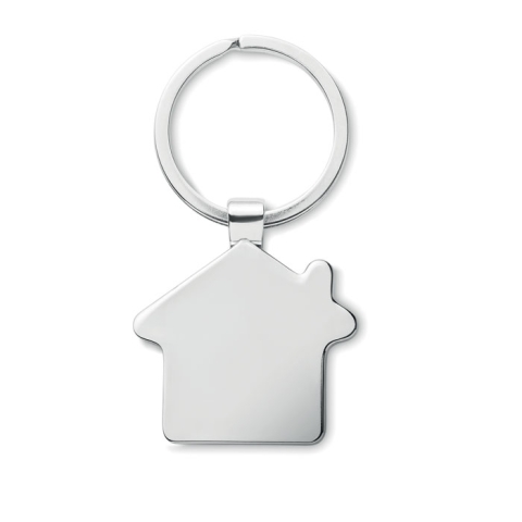 Porte-clés maison métal bambou
